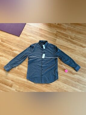 NWT Men’s Express Extra Slim Stretch Modern Tech 1MX Dress Shirt - Sz Large